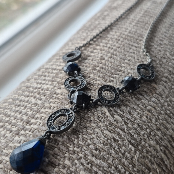 Blue Gemstone Necklace - Picture 5 of 9